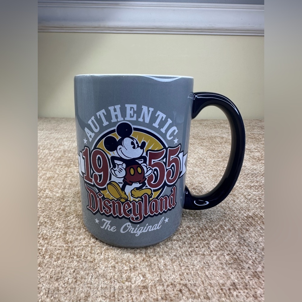 Disney Parks Double Sided Authentic Disneyland Mickey 55th Anniversary Mug